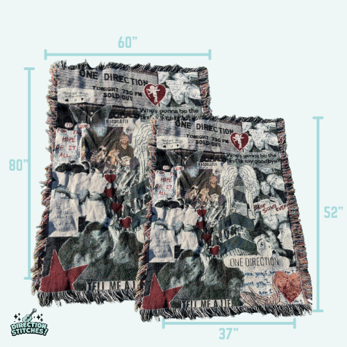 4 Hearts One Direction Blanket