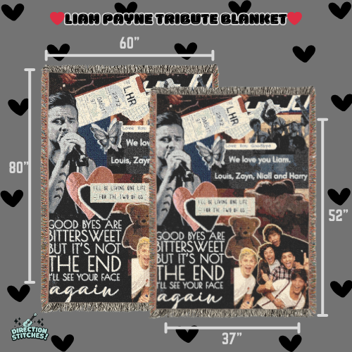 Liam Payne Tribute Blanket