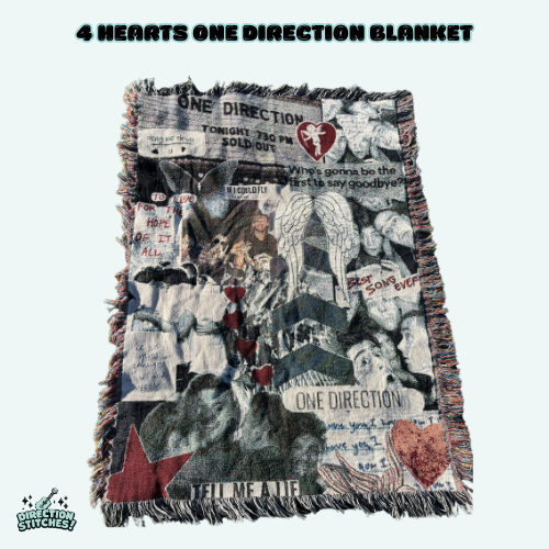 4 Hearts One Direction Blanket